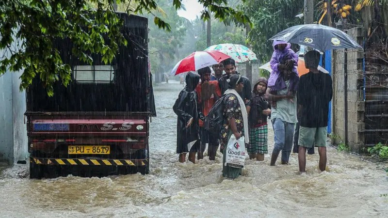 श्रीलंकामा भीषण बाढी, कम्तीमा ५६ जनाको मृत्यु